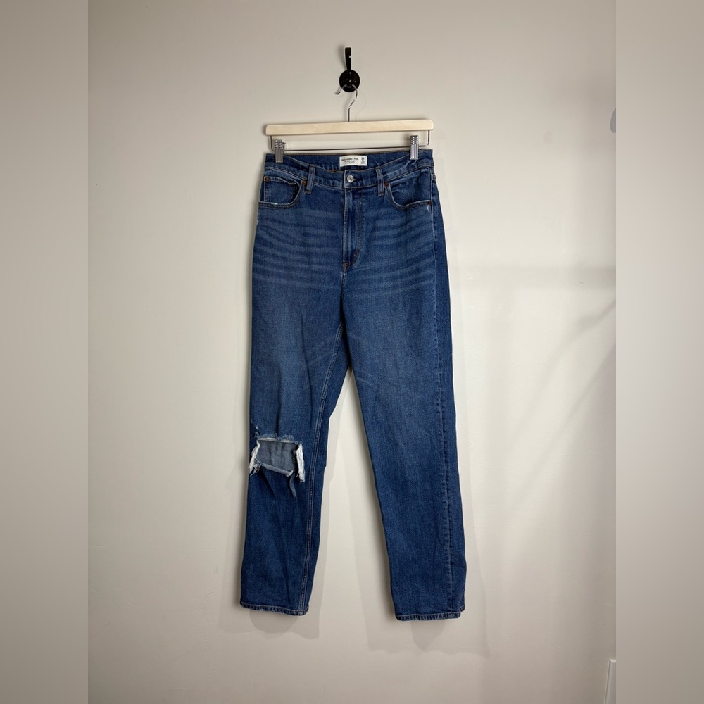 Abercrombie & Fitch The Ankle Straight Ultra High Rise Denim Jeans 29/8